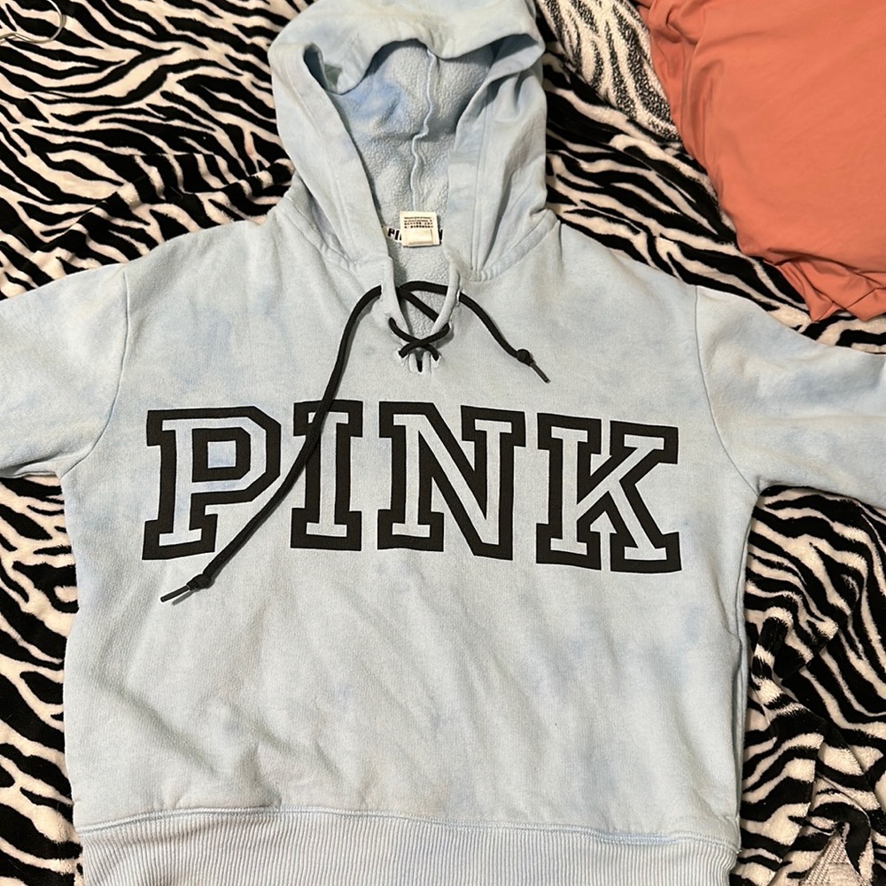 PINK cropped hoodie